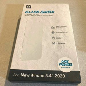 ZAGG GLASS SHIELD Tempered Glass Screen Protector for Apple iPhone 5.4" 2020 NIB